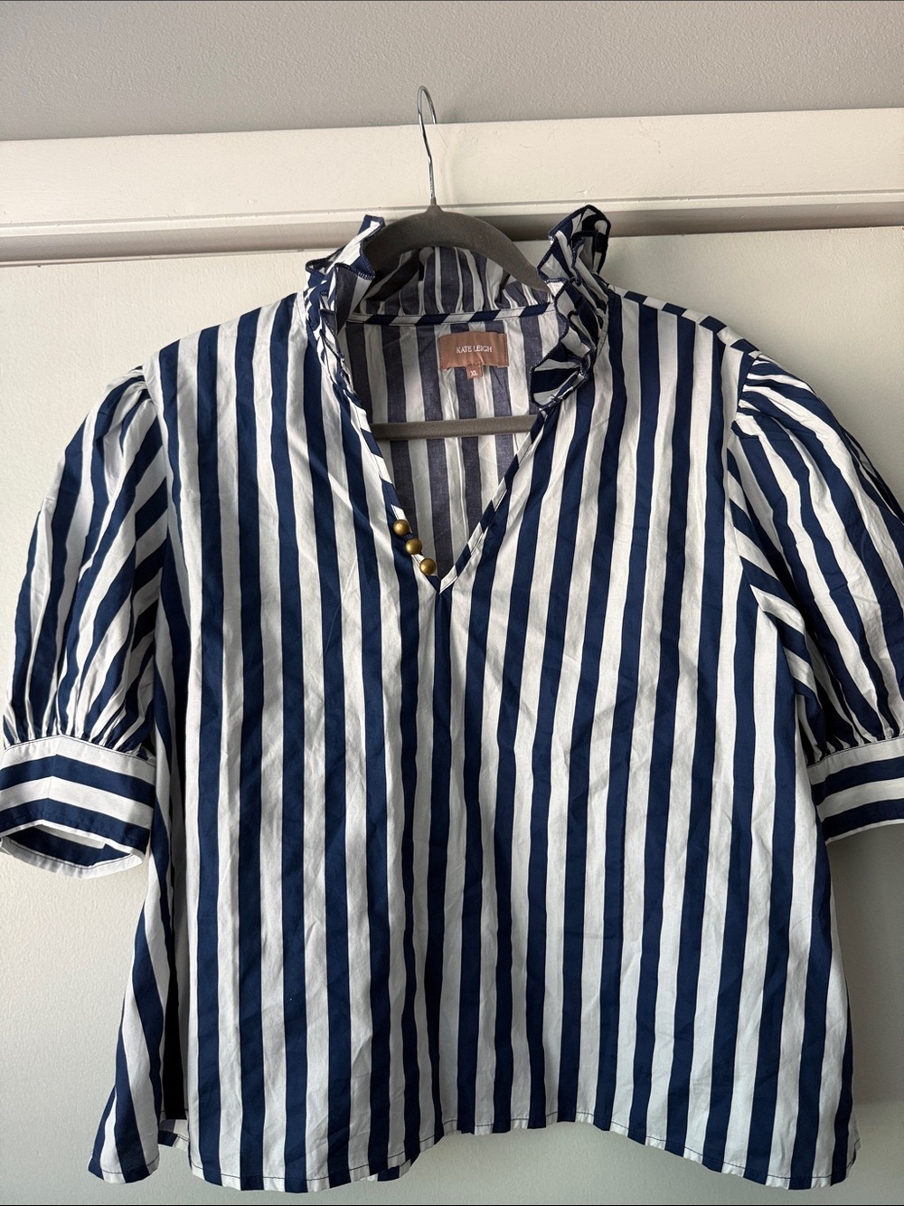 KATE LEIGH women's top blouse XL